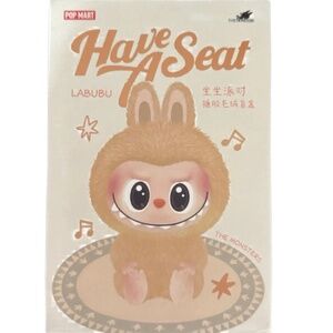 Pop Mart Labubu Monsters Have A Seat Vinyl SEALED Blind box
